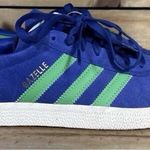 Adidas Gazelle JH5389 Shoes Samba Blue Green Suede Sneakers Mens Size 7